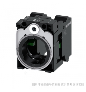 Siemens/西門子3SB6平頭帶燈按鈕 金屬 1NO 22mm 藍(lán)色 瞬動(dòng) 24V AC/DC