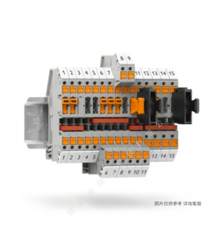 Phoenix菲尼克斯_彈簧連接導軌接地端子ST2.5-TWIN/1P-PE_3042120